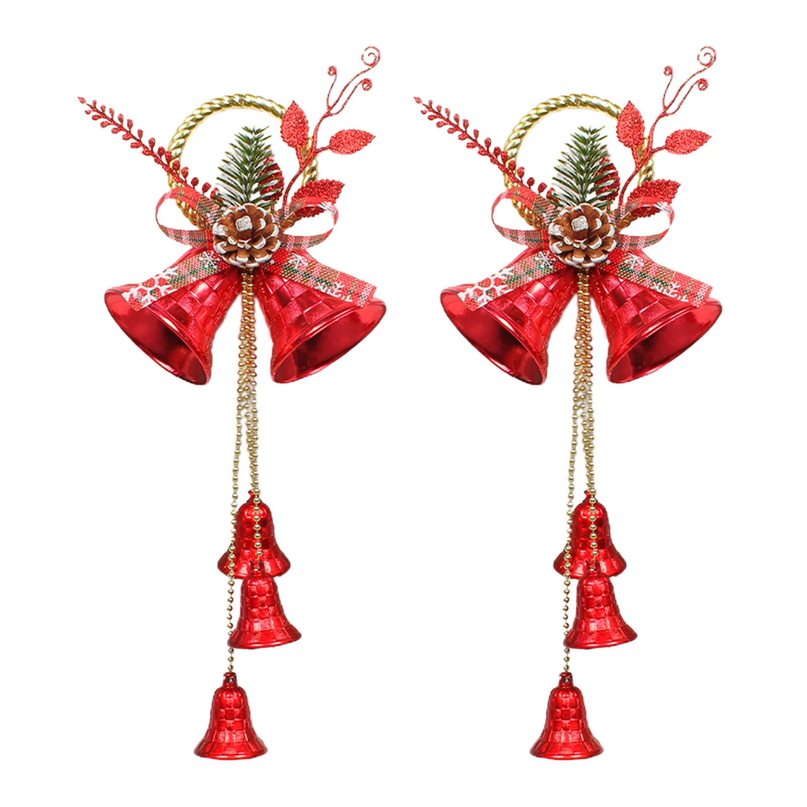 2Pcs Christmas Bells Simulation Pine Branch Xmas Tree Bell Decor Merry Christmas Decoration Gift Pendant DIY Ornaments
2Pcs Christmas Bells Simulation Pine Branch Xmas Tree Bell Decor Merry Christmas Decoration Gift Pendant DIY Ornaments