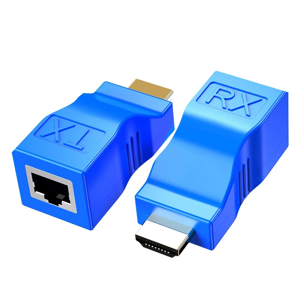 HDMI to RJ45 Network HDMI Repeater 2 PCS HDMI Extender Transmitter and Receiver Network
HDMI to RJ45 Network HDMI Repeater 2 PCS HDMI Extender Transmitter and Receiver Network