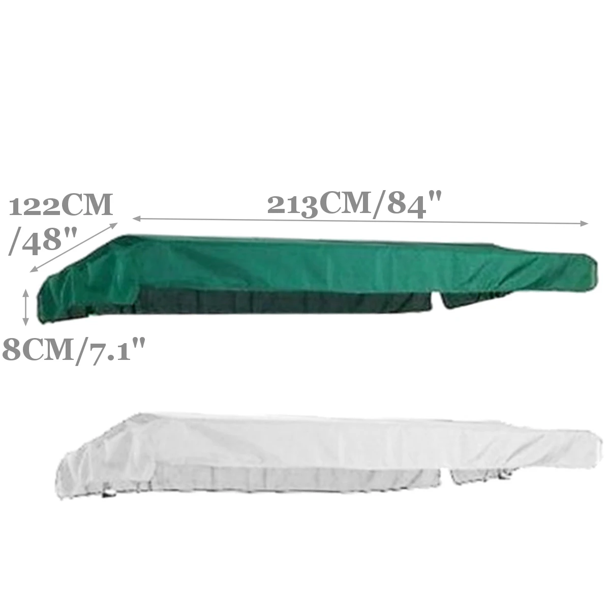 213X122cm Garden Swing Chair Canopy Cover Shade Sail Waterproof Dust Anti UV Tent Chair Top Outdoor Canopy Replacement Courtyard 
213X122cm Garden Swing Chair Canopy Cover Shade Sail Waterproof Dust Anti UV Tent Chair Top Outdoor Canopy Replacement Courtyard