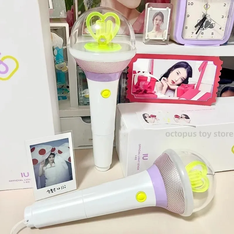 

2023 Kpop IU Lightstick ver.3.Lee Ji-eun флуоресцентная лампа для концерта, фонарики, фонарик, фонарик, новая ночная фонарь