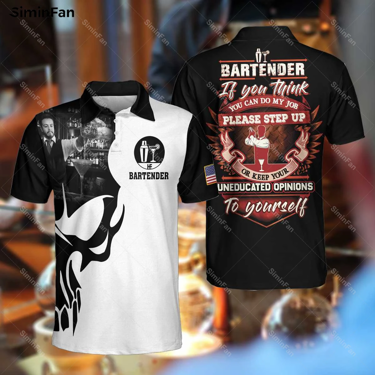 American Bartender Skull 3D All Over Printed Polo Shirt Men Tennis Tshirt Female Casual Top Summer Tee Unisex Fashion Streetwear
American Bartender Skull 3D All Over Printed Polo Shirt Men Tennis Tshirt Female Casual Top Summer Tee Unisex Fashion Streetwear