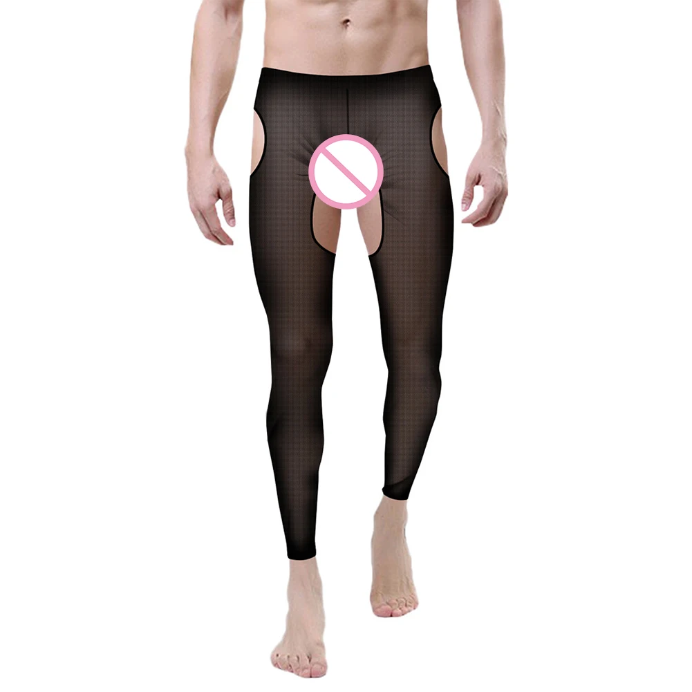 Sexy Men Pantyhose Elastic Long Johns Mesh Transparent Underwear Solid Tight Legging Pants Gay Man Seduction Erotic Sleepwear
Sexy Men Pantyhose Elastic Long Johns Mesh Transparent Underwear Solid Tight Legging Pants Gay Man Seduction Erotic Sleepwear