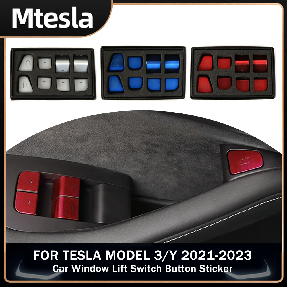 For Tesla Model 3 Y 2021 2022 Window Lift Button Switch Sticker 11PCS Window Lift Switch Electroplated Door Open Panel Trim
For Tesla Model 3 Y 2021 2022 Window Lift Button Switch Sticker 11PCS Window Lift Switch Electroplated Door Open Panel Trim