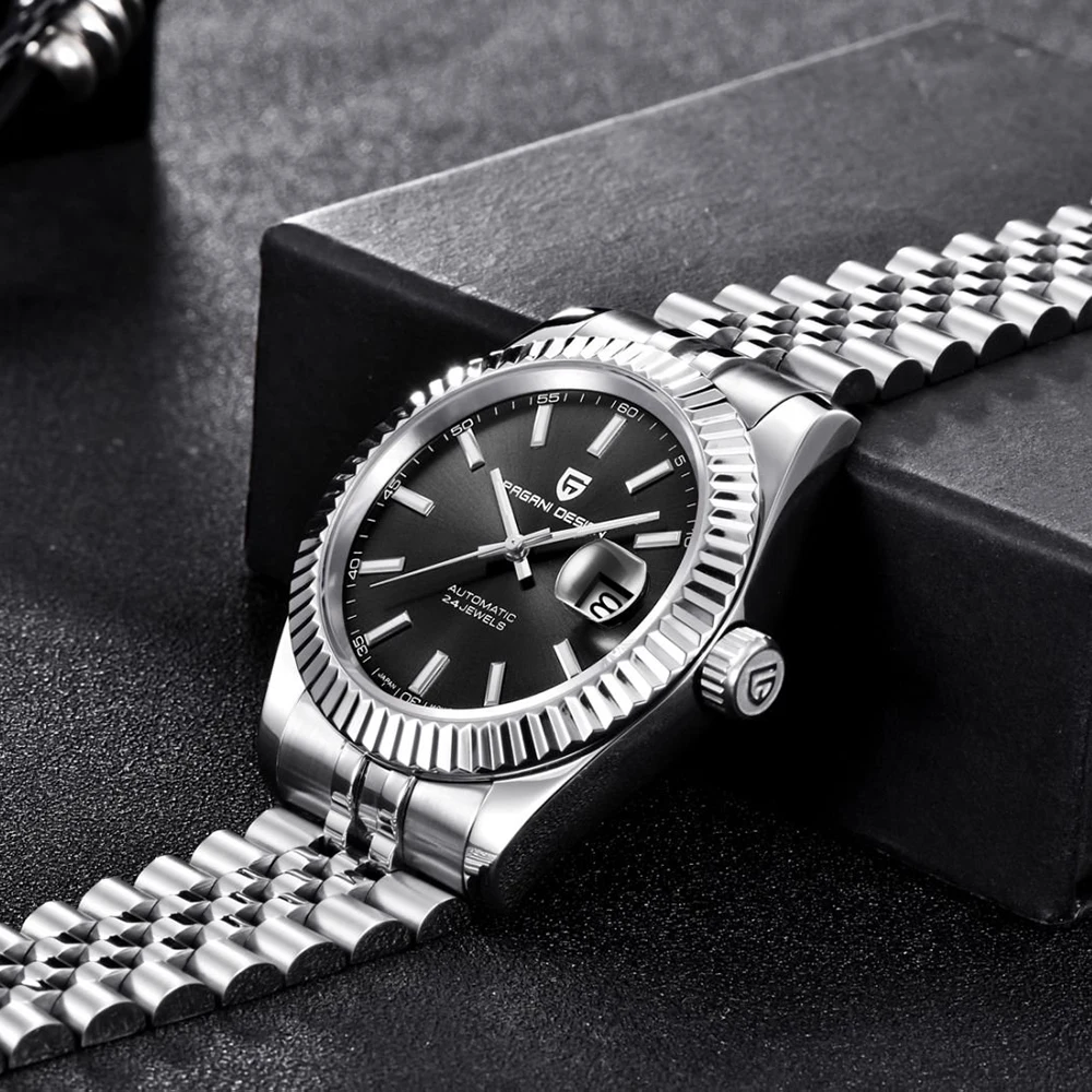 PAGANI DESIGN Man Automatic Watch Top Brand Luxury Mechanical Watch Stainless Steel 100M Waterproof Watch Men Clock Reloj Hombre PAGANI DESIGN Man Automatic Watch Top Brand Luxury Mechanical Watch Stainless Steel 100M Waterproof Watch Men Clock Reloj Hombre