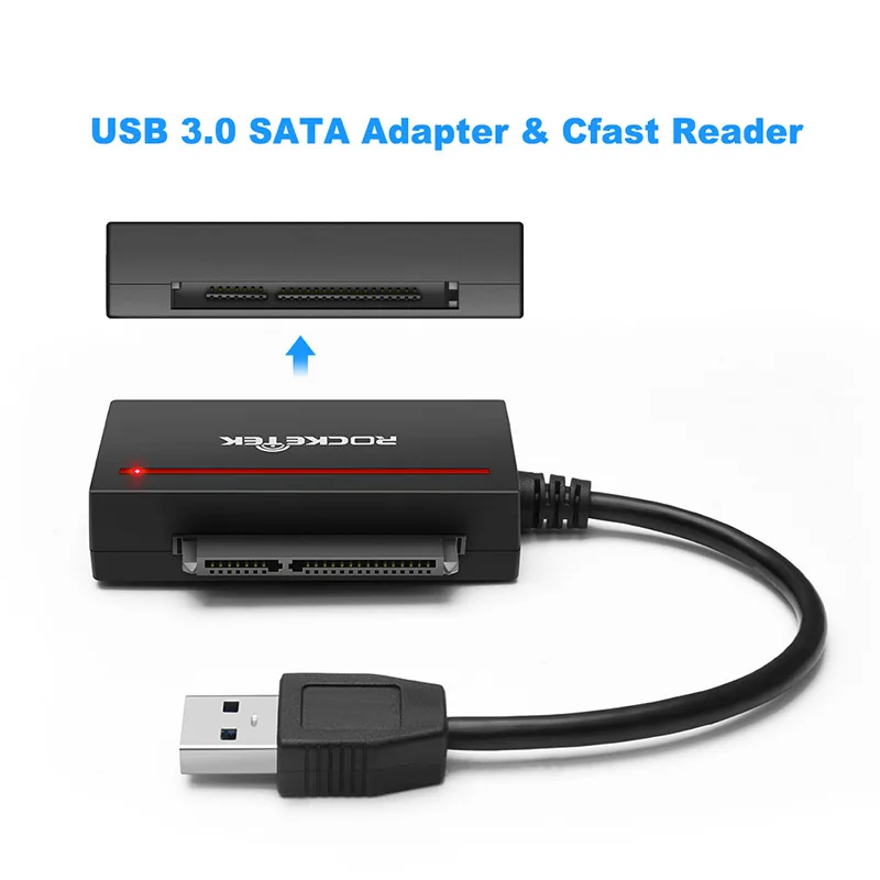 

USB 3.0 To SATA Adapter CF Card Reader and 2.5 Inch HDD Hard Drive/Read Write SSD&CF Simultaneously