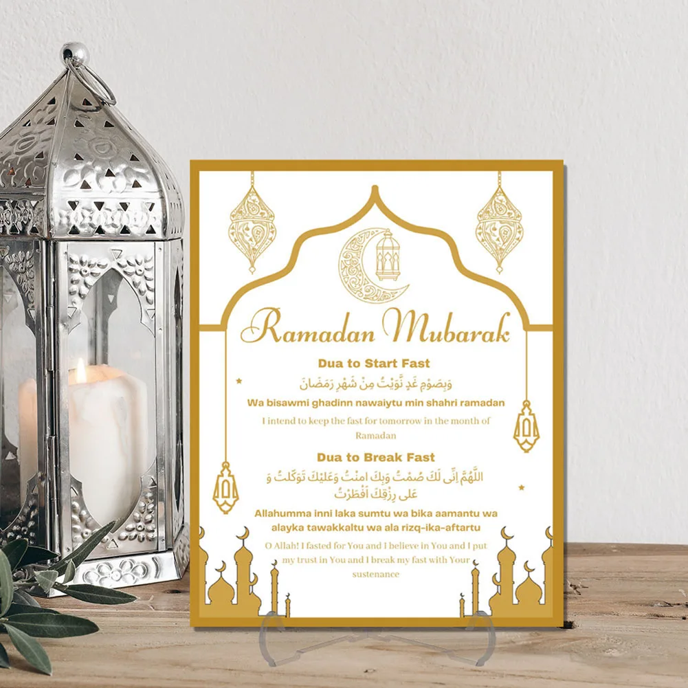 Reusable Acrylic Ramadan Calendar Board Bracket Holder Gold Table Ornament Eid Mubarak Suhoor Iftaar Countdown Gifts With Pen
Reusable Acrylic Ramadan Calendar Board Bracket Holder Gold Table Ornament Eid Mubarak Suhoor Iftaar Countdown Gifts With Pen