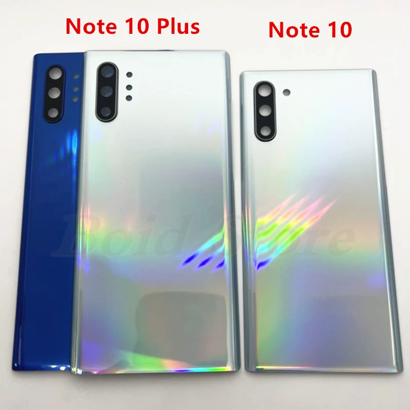 

New For Samsung Galaxy Note10 N970 Note 10 plus N975 Back Battery Cover Rear Door Housing Case Glass Panel Camera Lens Parts