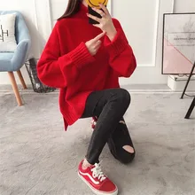 Pink Jumper Loose Female High Sweater Collar Pullover Winter Knitted Knit Turtleneck Ladies 3 Color Tops Warm Women Red Autumn R
Pink Jumper Loose Female High Sweater Collar Pullover Winter Knitted Knit Turtleneck Ladies 3 Color Tops Warm Women Red Autumn R