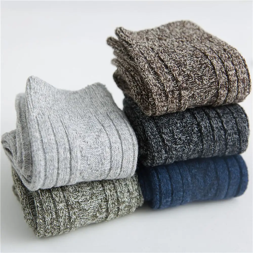 5Pairs Thermal Mens Wool Blend Socks Casual Winter Warm Cold Protection Thick Socks Elastic Sports Hiking Cashmere Hosiery
5Pairs Thermal Mens Wool Blend Socks Casual Winter Warm Cold Protection Thick Socks Elastic Sports Hiking Cashmere Hosiery