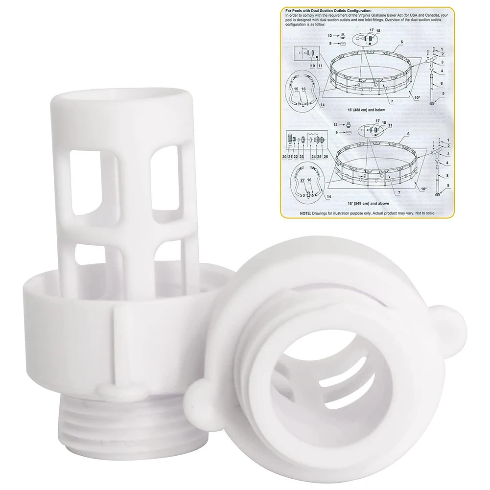 Durable Connector Drain Adapter Accessories Drain Plug Connector For Intex Garden Hose Pool Drain Connector Adapter
Durable Connector Drain Adapter Accessories Drain Plug Connector For Intex Garden Hose Pool Drain Connector Adapter