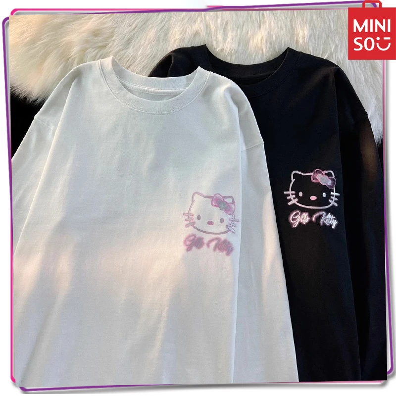 2024 New Miniso Sanrio Hello Kitty Cartoon Long Sleeved T-Shirt Top Y2K Sweet Girl Spring and Autumn Sweatshirt Thickened Gift
2024 New Miniso Sanrio Hello Kitty Cartoon Long Sleeved T-Shirt Top Y2K Sweet Girl Spring and Autumn Sweatshirt Thickened Gift