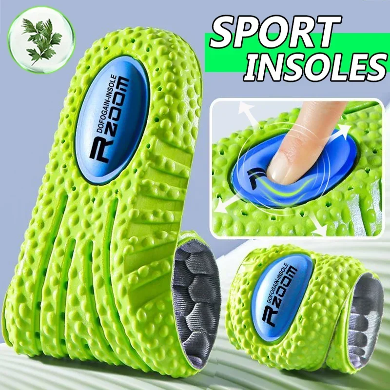Sports Shock Absorption Insole Green PU Memory Foam Breathable Arch Support Orthopedic Shoes Pad Men Women Feet Care Shoes Pad
Sports Shock Absorption Insole Green PU Memory Foam Breathable Arch Support Orthopedic Shoes Pad Men Women Feet Care Shoes Pad