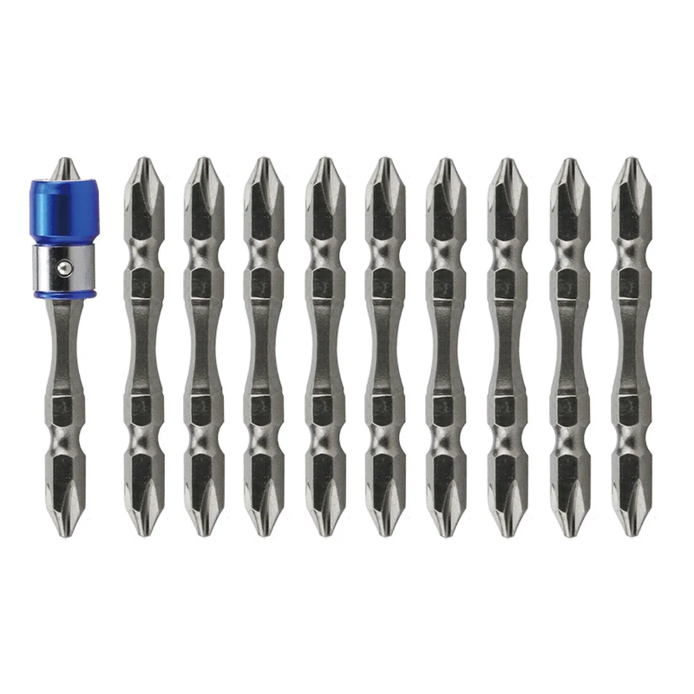 10pcs PH2 Electric Cross Screwdriver Bit Set Double Head With Magnetic Ring 1/4" Shank Alloy Steel Electric Screwdriver Bit Po
10pcs PH2 Electric Cross Screwdriver Bit Set Double Head With Magnetic Ring 1/4" Shank Alloy Steel Electric Screwdriver Bit Po