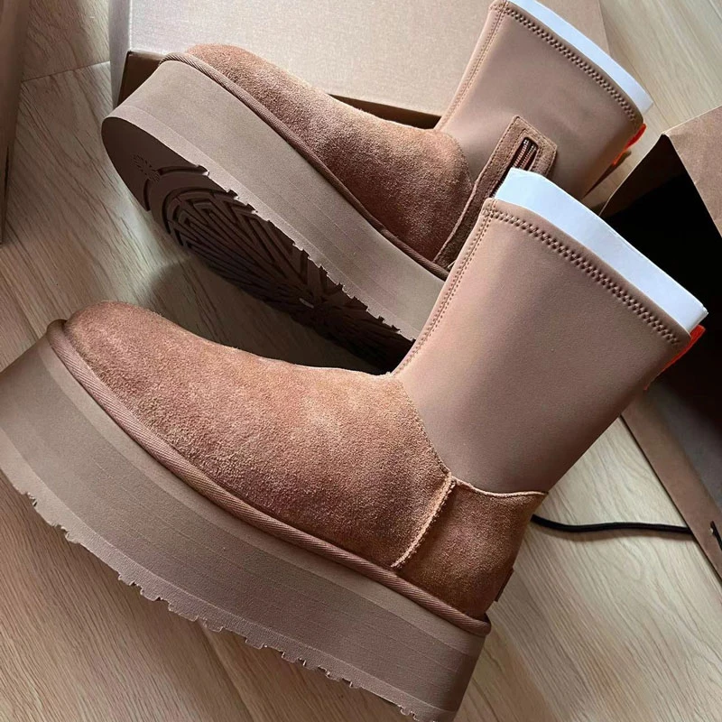 Platform Suede Women Boots Winter Fur Snow Chelsea Cotton Shoes Thick Sport Walking Ankle Goth Femme Botas Plush Zapatos Mujer
Platform Suede Women Boots Winter Fur Snow Chelsea Cotton Shoes Thick Sport Walking Ankle Goth Femme Botas Plush Zapatos Mujer