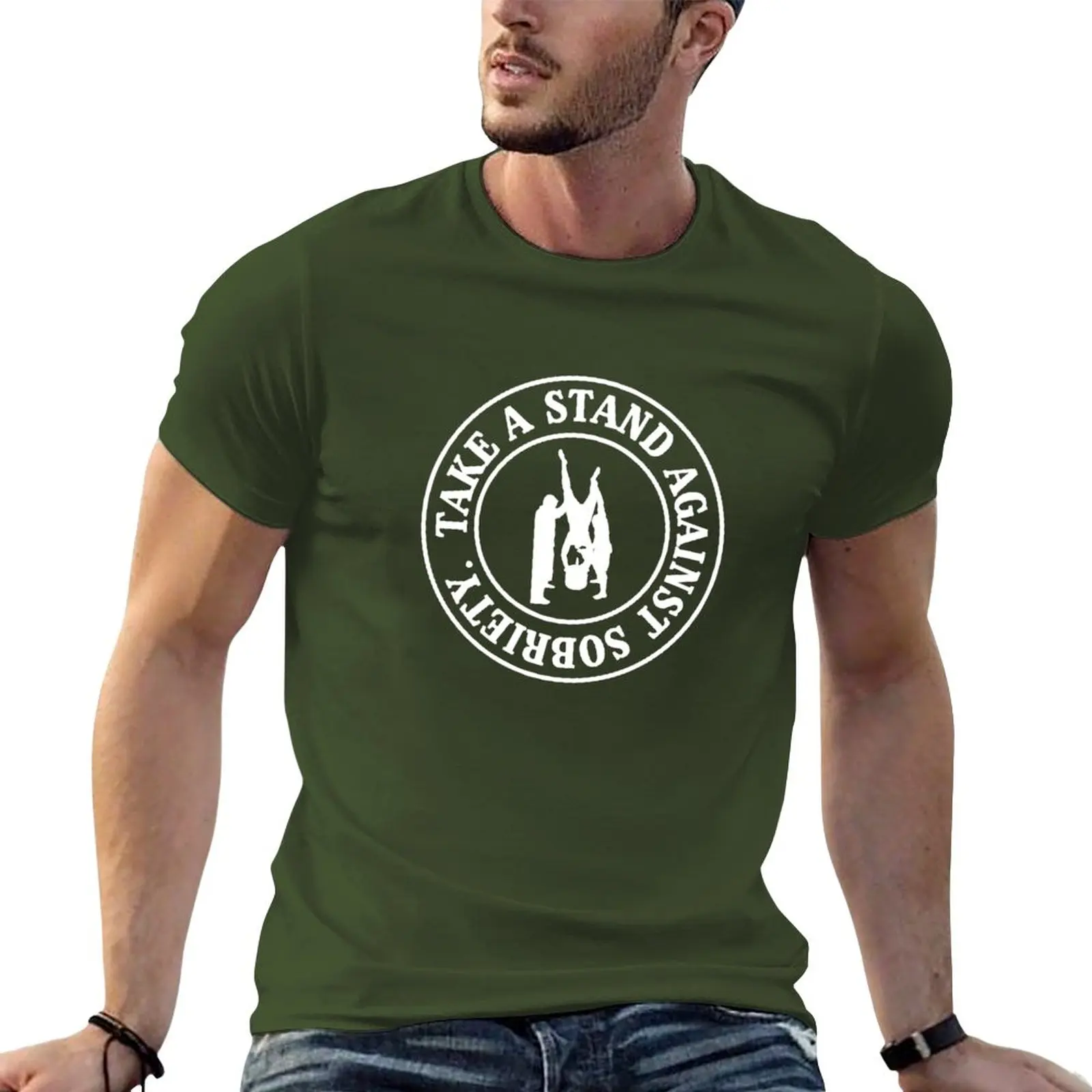 New Take a stand against sobriety T-Shirt korean fashion customized t shirts graphic t shirt mens champion t shirts
New Take a stand against sobriety T-Shirt korean fashion customized t shirts graphic t shirt mens champion t shirts