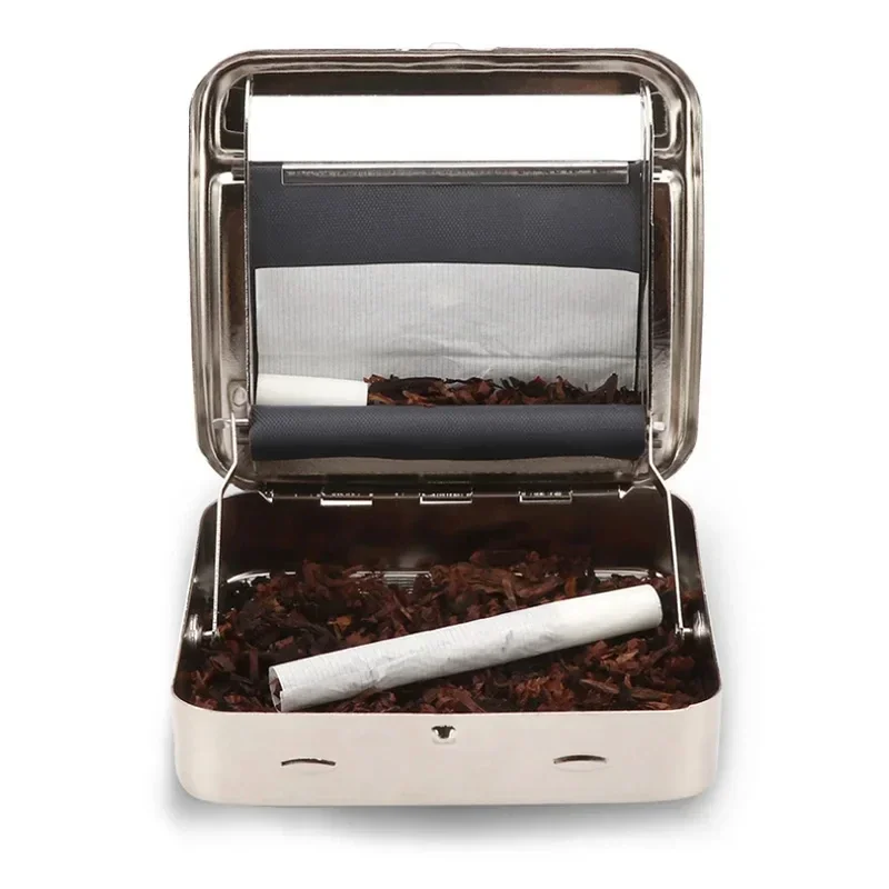 

MERCURY Portable 70mm Rolling Cigarette Machine Metal Tobacco Storage Case Suit for Roller Paper Smoking Pipe Accessories