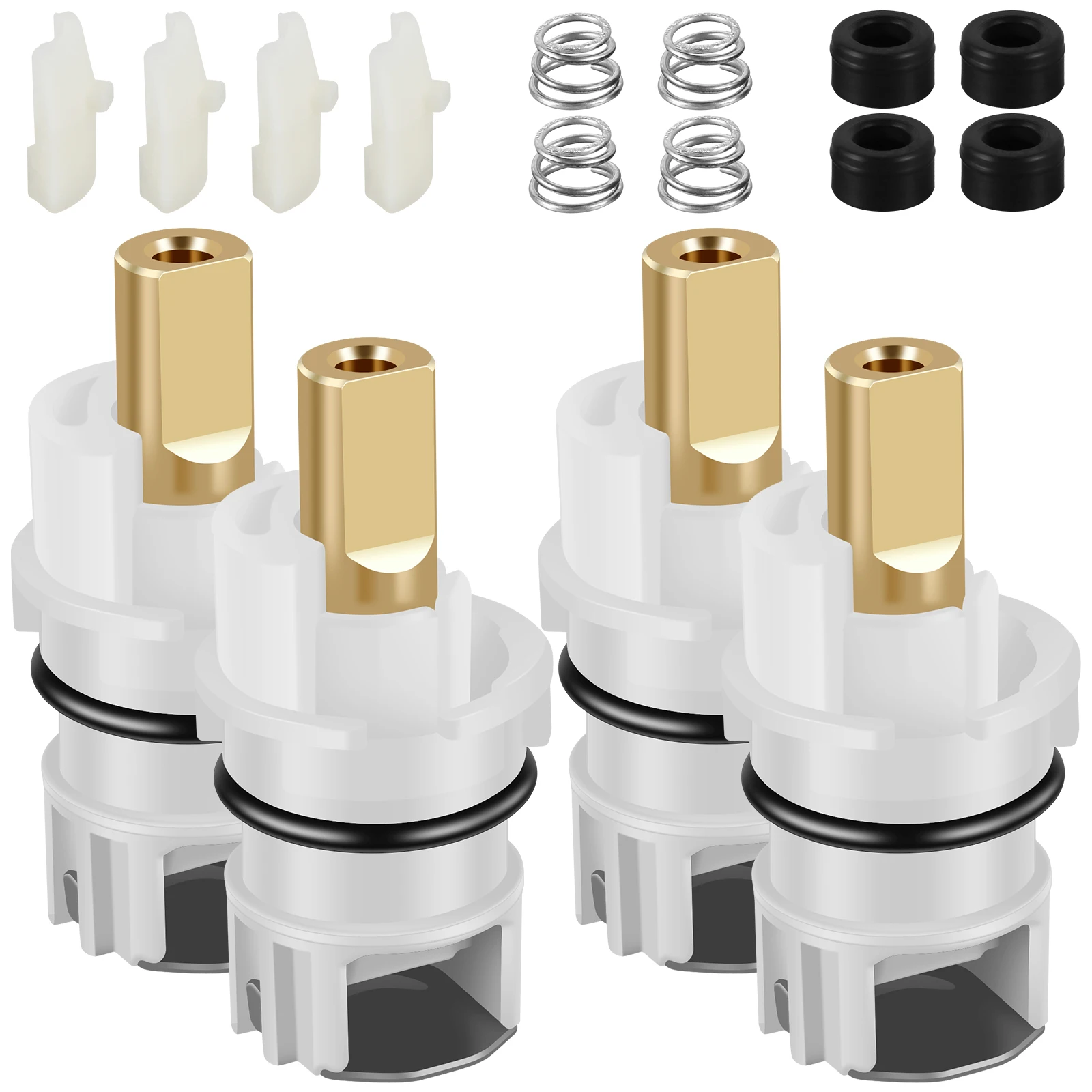 Faucet Stem Assembly Compatible with Roman RP25513 Brass Faucet Stem Replacement Kit Sturdy Faucet Cartridge Repair Set with
Faucet Stem Assembly Compatible with Roman RP25513 Brass Faucet Stem Replacement Kit Sturdy Faucet Cartridge Repair Set with