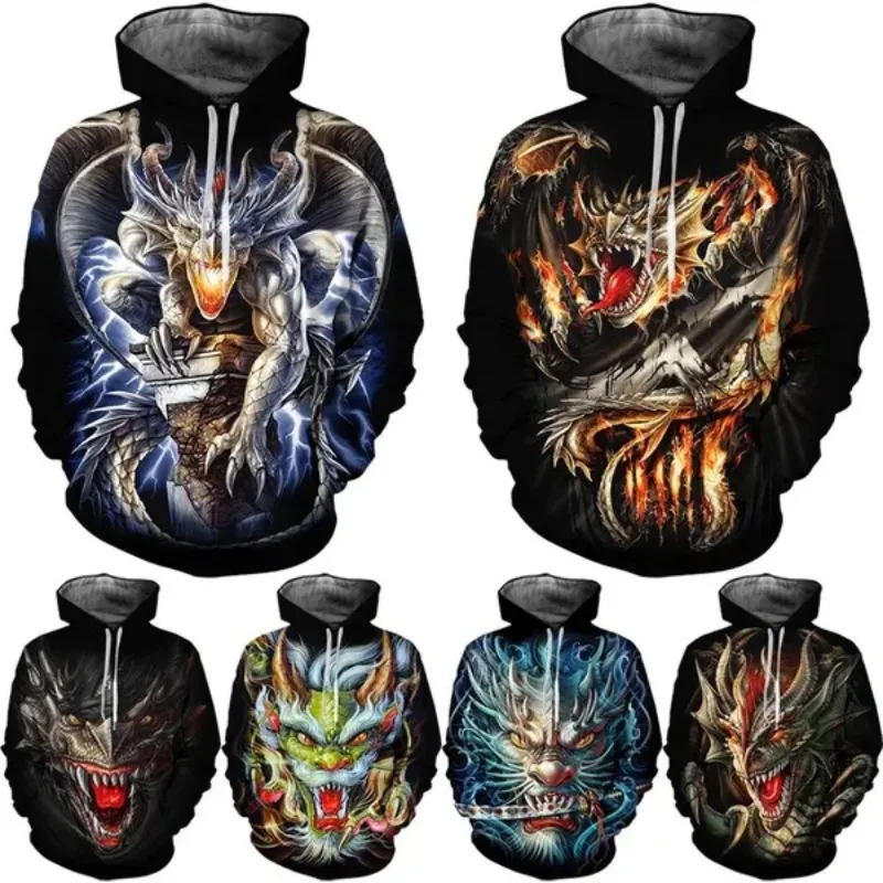 Dragon 3D Printing Harajuku Cool Hoodies Men's Hoodies Long Sleeve Pullover Tops Autumn and Winter Sweatshirts Long-sleeved
Dragon 3D Printing Harajuku Cool Hoodies Men's Hoodies Long Sleeve Pullover Tops Autumn and Winter Sweatshirts Long-sleeved