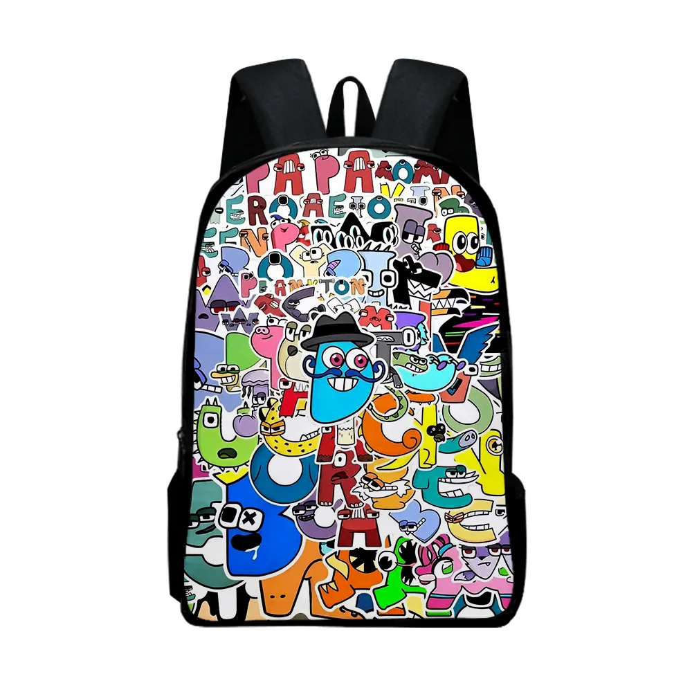 3D Game Surrounding Alphabet Lore School Bag Letter Legend Backpack Backpack Pencil Case Children's Backpack Boys and Girls
3D Game Surrounding Alphabet Lore School Bag Letter Legend Backpack Backpack Pencil Case Children's Backpack Boys and Girls