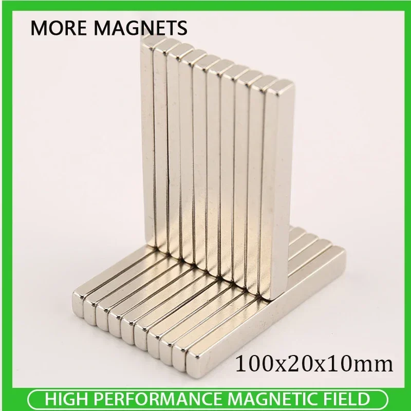 1/2PCS 100x20x10mm Block Powerful Magnets Long Sheet Neodymium Magnet Strong Permanent NdFeB Magnets
1/2PCS 100x20x10mm Block Powerful Magnets Long Sheet Neodymium Magnet Strong Permanent NdFeB Magnets