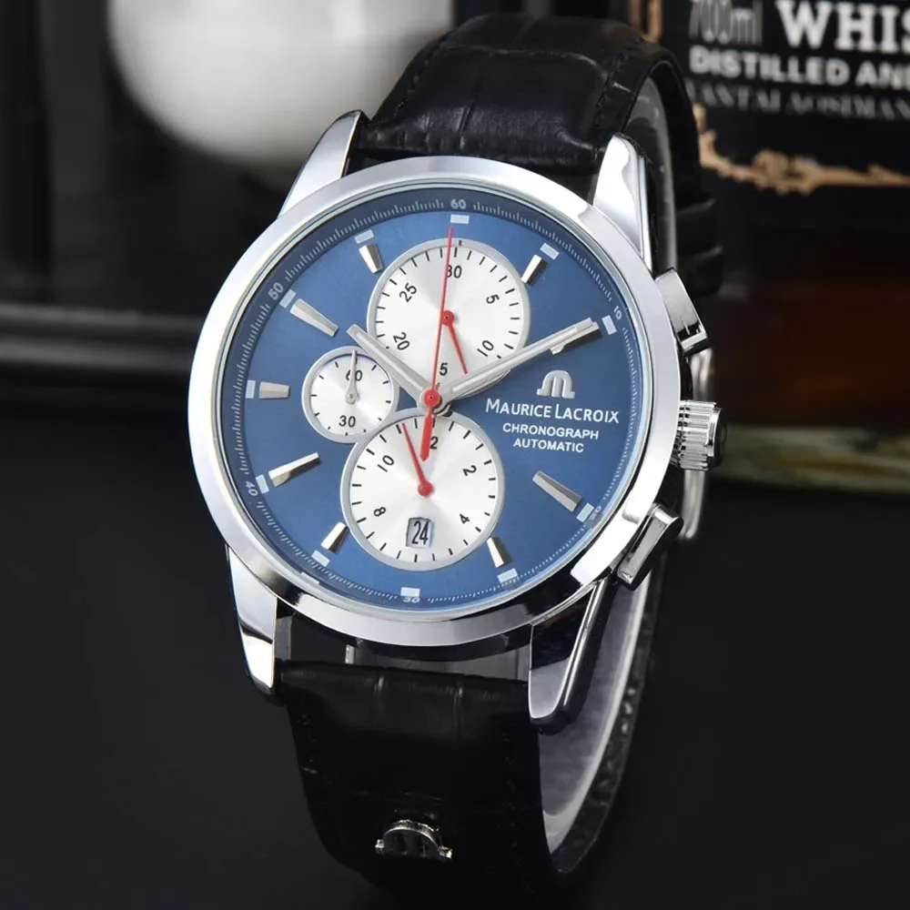 

High Quality Top Original Brand Watches For Mens chronograph Steel Watch Business Sports AAA Male Clocks Relogio