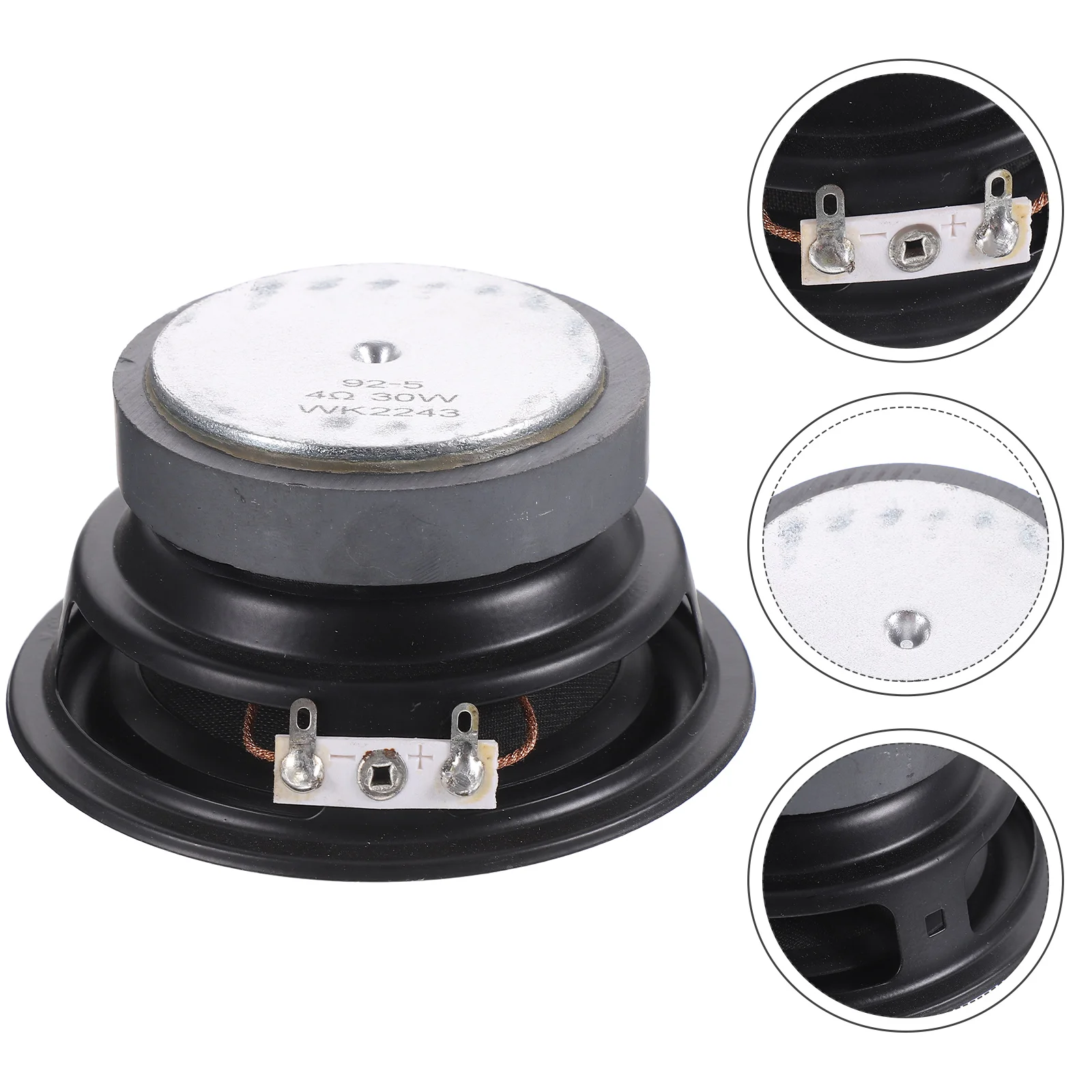 

Car Speaker 35 Inch Component Speaker System 30w Car Loudspeaker Round Speaker