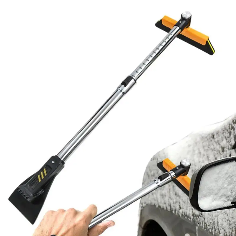 Ice And Snow Scraper Extendable Windshield Ice Scraper With 360 Rotating Brush Automobile Accessories Brushes For Off-Road
Ice And Snow Scraper Extendable Windshield Ice Scraper With 360 Rotating Brush Automobile Accessories Brushes For Off-Road
