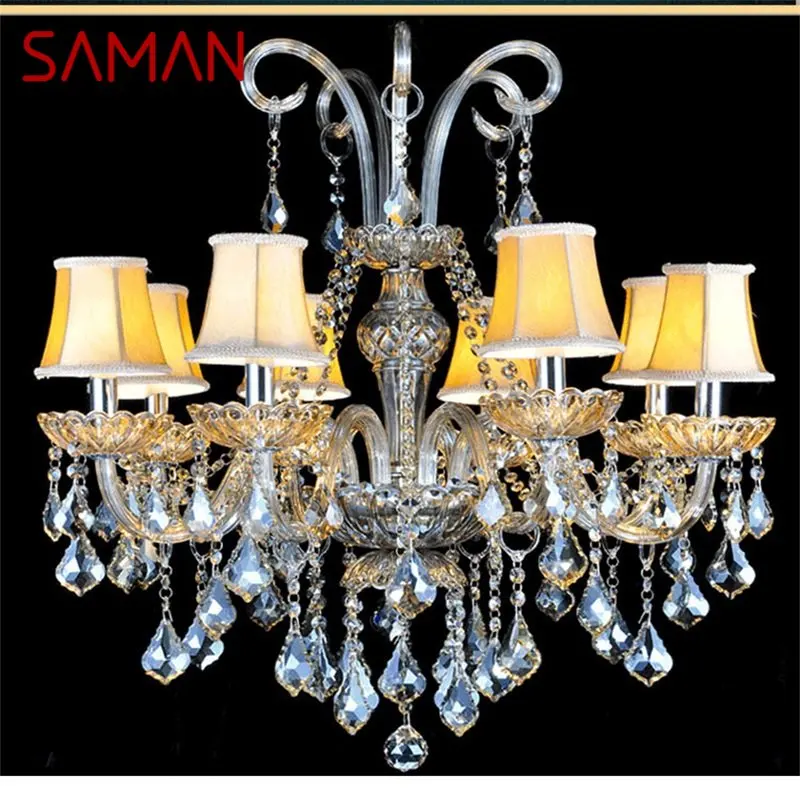 SAMAN Luxury Chandelier Modern LED Lighting Creative Decorative Fixtures For Home Living Dining Room Bedroom
SAMAN Luxury Chandelier Modern LED Lighting Creative Decorative Fixtures For Home Living Dining Room Bedroom
