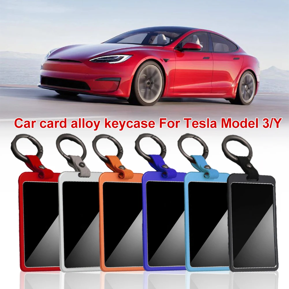 For Tesla Model 3 Y Car Key Card Holder Case Aluminum Alloy Keychain Card Protector Cover Card Shell Decoration Auto Accessories
For Tesla Model 3 Y Car Key Card Holder Case Aluminum Alloy Keychain Card Protector Cover Card Shell Decoration Auto Accessories