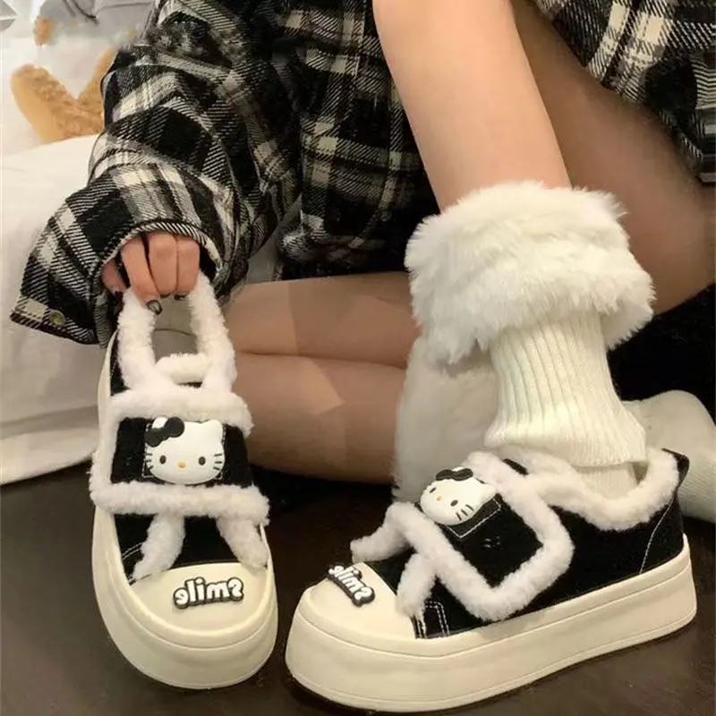 Cartoon Sanrio Cotton Shoes Hello Kittys Kawaii Student Outdoor Leisure Sports Cute Warm Comfortable Anti-Slip Shoes Toys Girls
Cartoon Sanrio Cotton Shoes Hello Kittys Kawaii Student Outdoor Leisure Sports Cute Warm Comfortable Anti-Slip Shoes Toys Girls