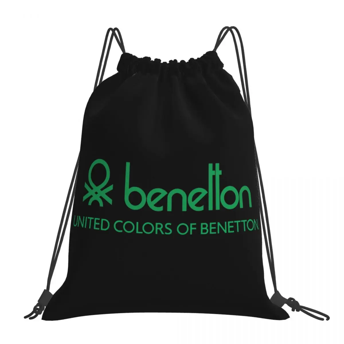 

United Colors Of Benetton Backpacks Fashion Portable Drawstring Bags Drawstring Bundle Pocket Sports Bag BookBag For Man Woman