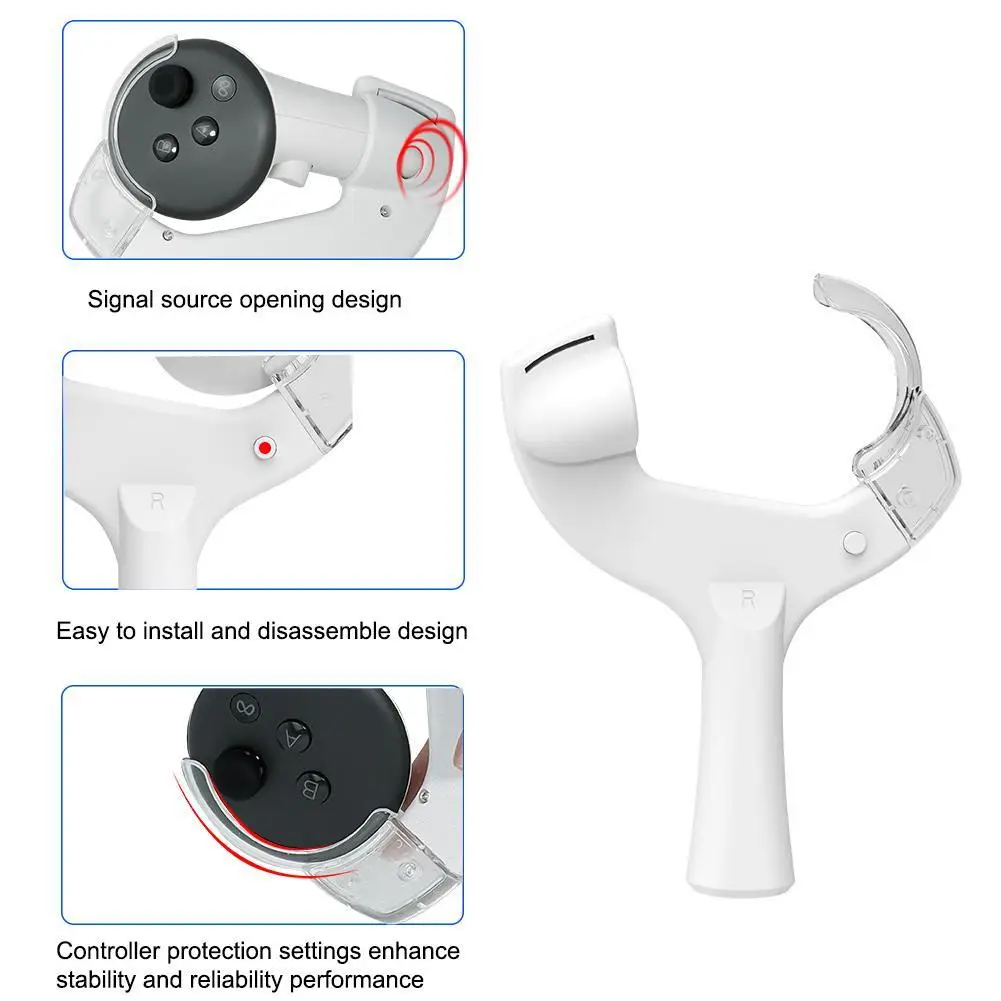 2pcs Table Tennis Rackets Adaptor for Quest 3 Controller Handle ABS Handle Shell Model VR Game Racket Accessories
2pcs Table Tennis Rackets Adaptor for Quest 3 Controller Handle ABS Handle Shell Model VR Game Racket Accessories