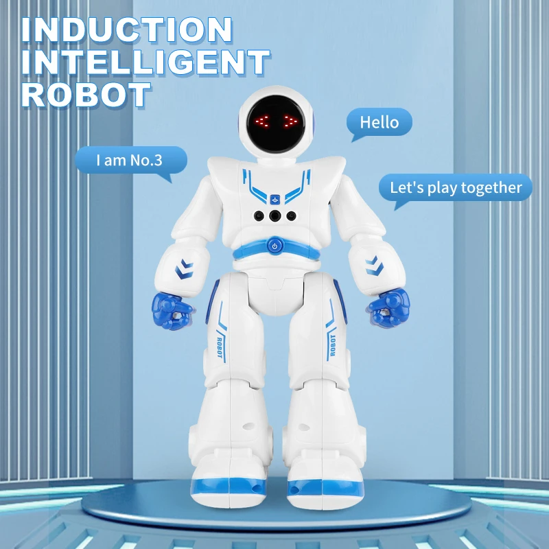 

Intelligent Early Education Robot Children Remote Control Electric Robot Singing Induction Dancing Mechanical Police Space Robot