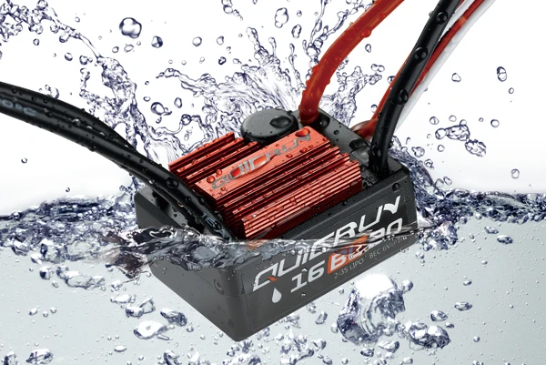 

HobbyWing QuicRun 30A Waterproof And Brushless ESC WP-16BL30 For 1/16 RC Car On-road / Off-road / Buggy /M0nster