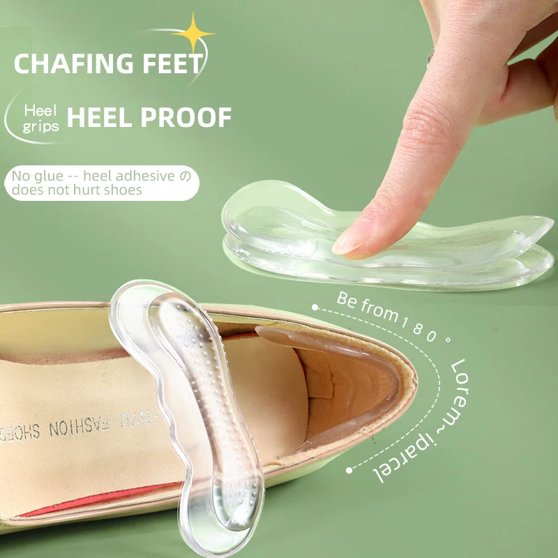 

Women's Invisible Heel Stickers Are Comfortable Wear-resistant Prevent Feet From Falling Heel Pads Half Size Have No Marks