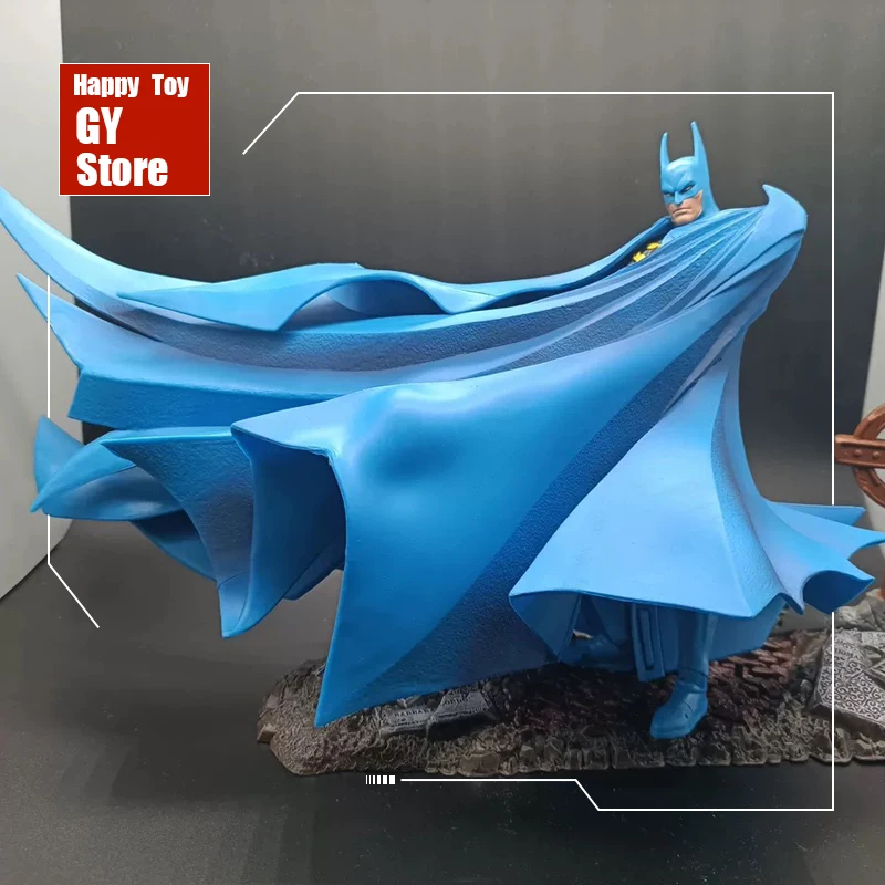 

7-inch Mcfarlane Toys Anime Batman Comics Second Year Figure Gold Label Action Figurine Dc Multiverse Movable Blue Cape PVC Doll