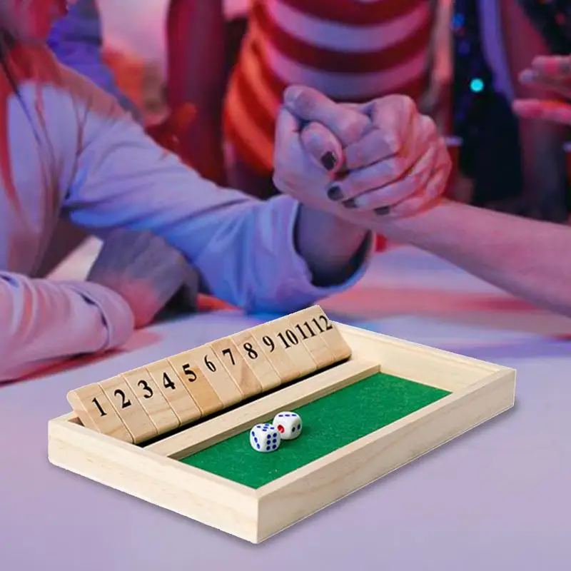 Винтажная настольная игра с надписью «Shut the Box», деревянная настольная шахматная игра для мужчин, для бара, комнатная игра, развлекательные Игрушки для раннего звена
Винтажная настольная игра с надписью «Shut the Box», деревянная настольная шахматная игра для мужчин, для бара, комнатная игра, развлекательные Игрушки для раннего звена