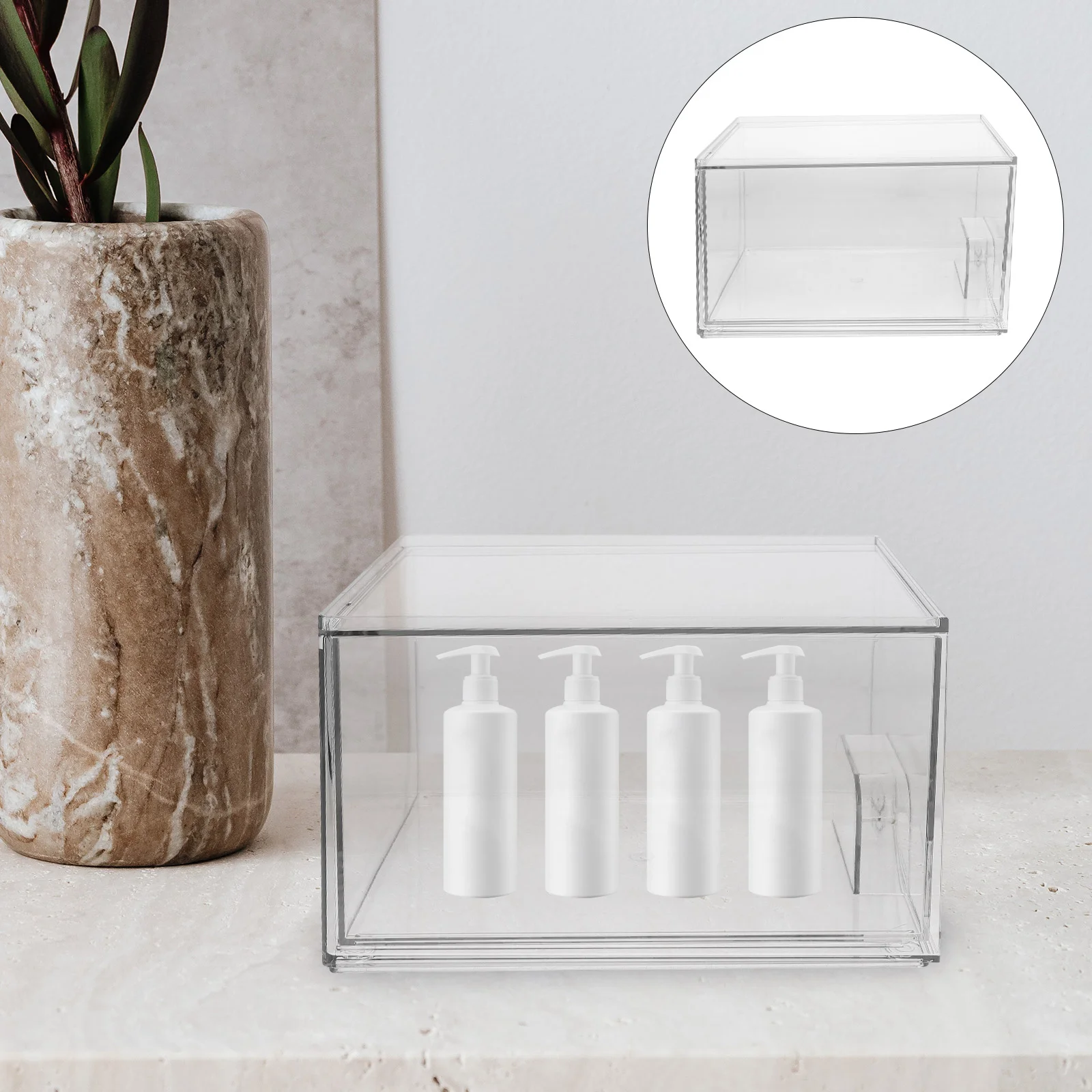 Plastic Drawer Transparent Storage Box Makeup Organizer Multifunction Practical Desktop Office
Plastic Drawer Transparent Storage Box Makeup Organizer Multifunction Practical Desktop Office