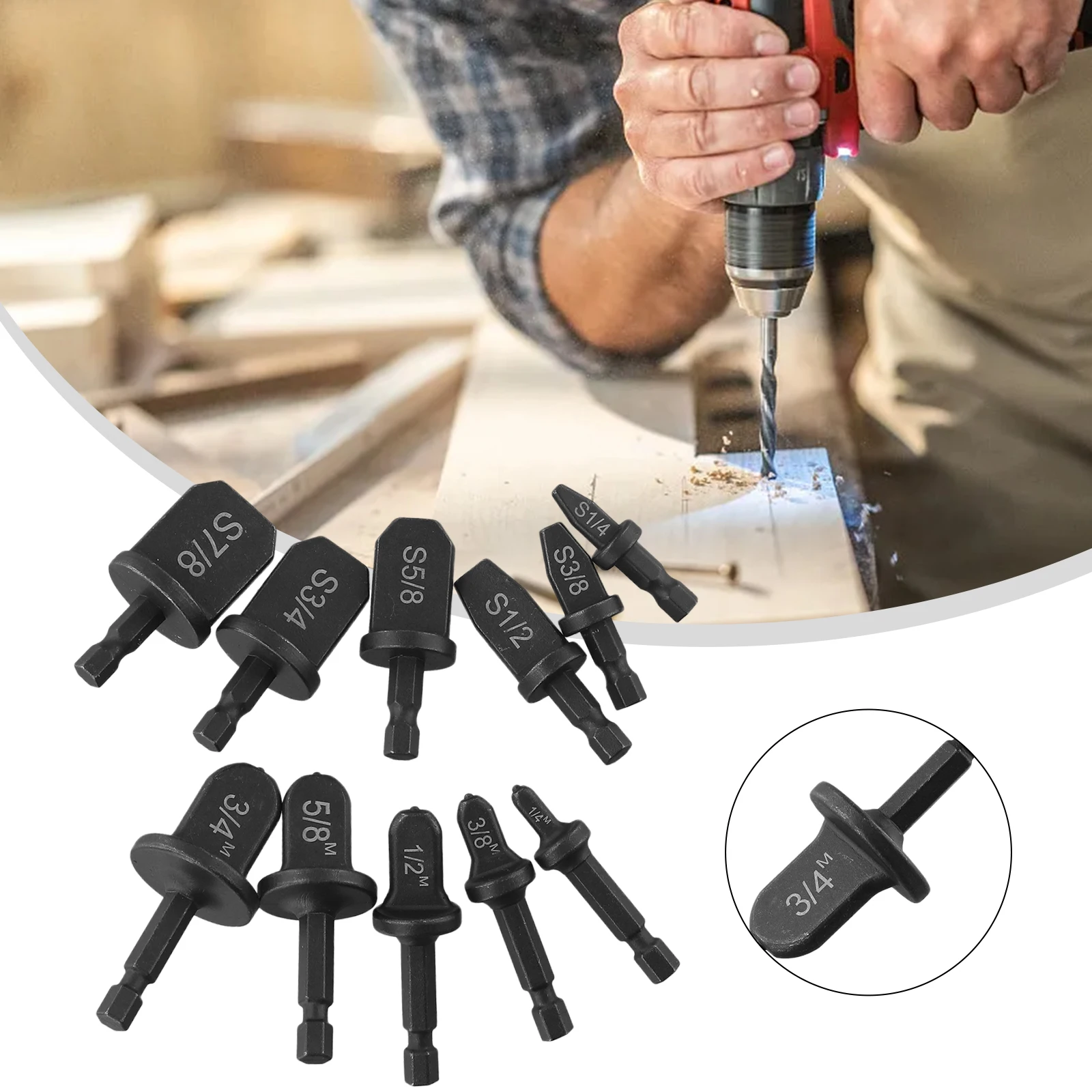 11pcs Tube Expander Copper Pipe Swaging Tool For Air Conditioner Refrigerator Flaring Takeover Tool Hex Shank Power Tool
11pcs Tube Expander Copper Pipe Swaging Tool For Air Conditioner Refrigerator Flaring Takeover Tool Hex Shank Power Tool
