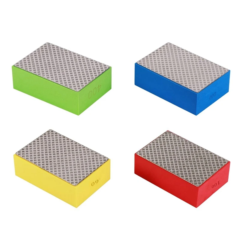 Diamond Polishing Pads, 4 Pcs/Set Diamond Hand Polishing Pads Sanding Block Glass Grinding Pads For Sanding Ceramic Tile Durable
Diamond Polishing Pads, 4 Pcs/Set Diamond Hand Polishing Pads Sanding Block Glass Grinding Pads For Sanding Ceramic Tile Durable