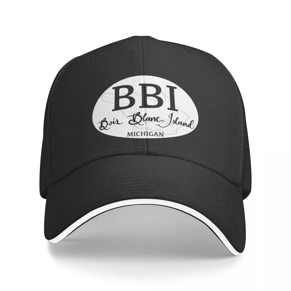 

Bois Blanc Island Baseball Cap Hat Luxury Brand Christmas Hat Sunhat Rugby Women's Hats Men's