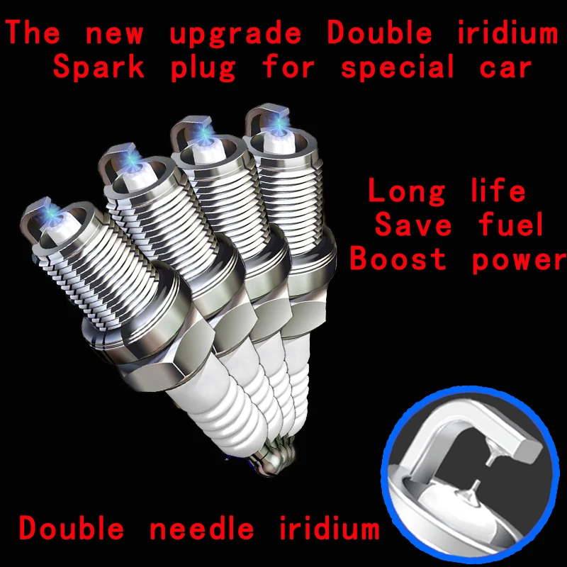 

4pcs Iridium Spark Plug 22401-JD01B fit for Nissan MICRA NOTE QASHQAI SENTRA TIIDA X-TRAIL RENAULT KOLEOS I LAGUNA III FXE20HR11