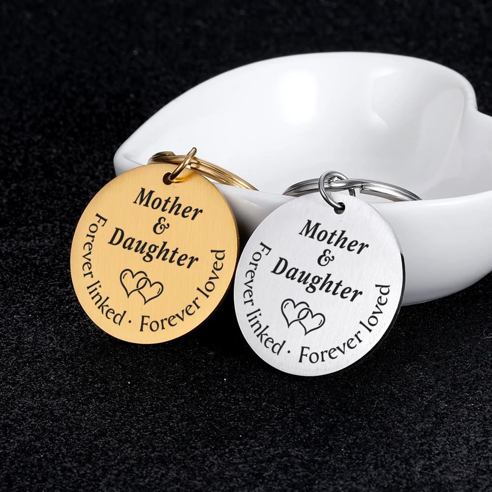 Personalized Keychain for Daughter from Mother Custom Name Key Chain Forever linked Forever loved Back To School Birthday Gifts
Personalized Keychain for Daughter from Mother Custom Name Key Chain Forever linked Forever loved Back To School Birthday Gifts