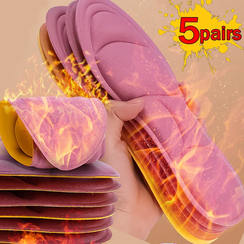 1/3/5pairs Winter Self Heated Thermal Insoles Breathable Plush Thickening Plush Super Soft Cotton Pad for Women Sports Insole
1/3/5pairs Winter Self Heated Thermal Insoles Breathable Plush Thickening Plush Super Soft Cotton Pad for Women Sports Insole