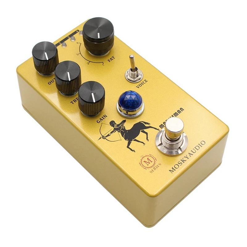 

MOSKYAUDIO Guitar Effects Pedal MARKSMAN High Gain Distortion Overdrive Electric Guitar Effect 3 Controls 4 Modes