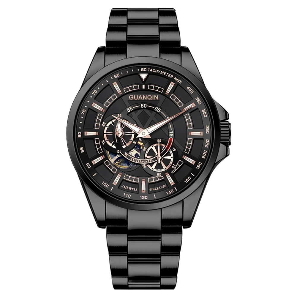

Мужские часы GUANQIN 2024, роскошные мужские механические наручные часы с турбийоном, автоматические часы для мужчин, водонепроницаемые светящиеся спортивные часы