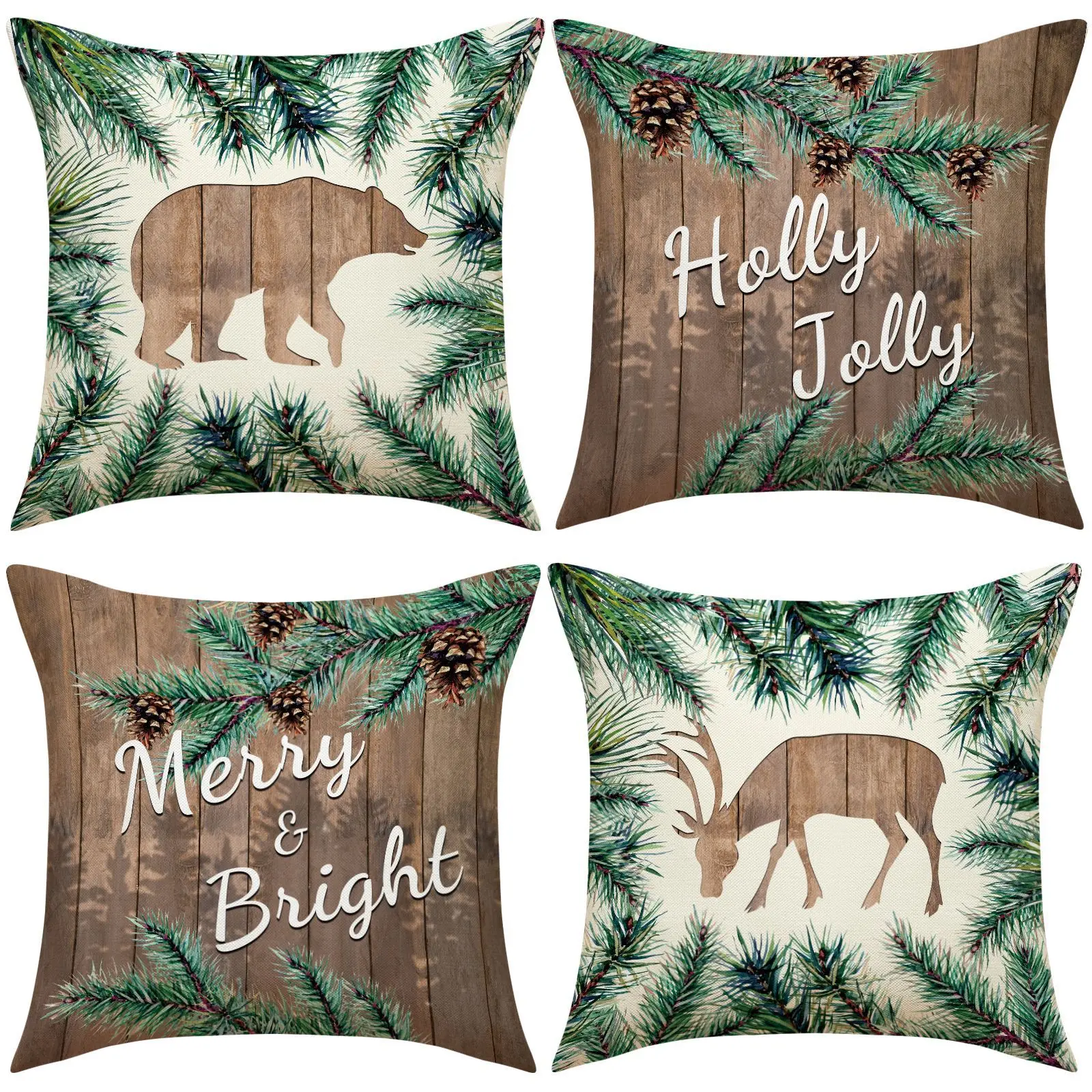 45x45cm Christmas Linen Pillowcase Cartoon Elk Bear Plant Pillow Cover Merry Christmas Decoration Living Room Sofa Cushion Cover
45x45cm Christmas Linen Pillowcase Cartoon Elk Bear Plant Pillow Cover Merry Christmas Decoration Living Room Sofa Cushion Cover