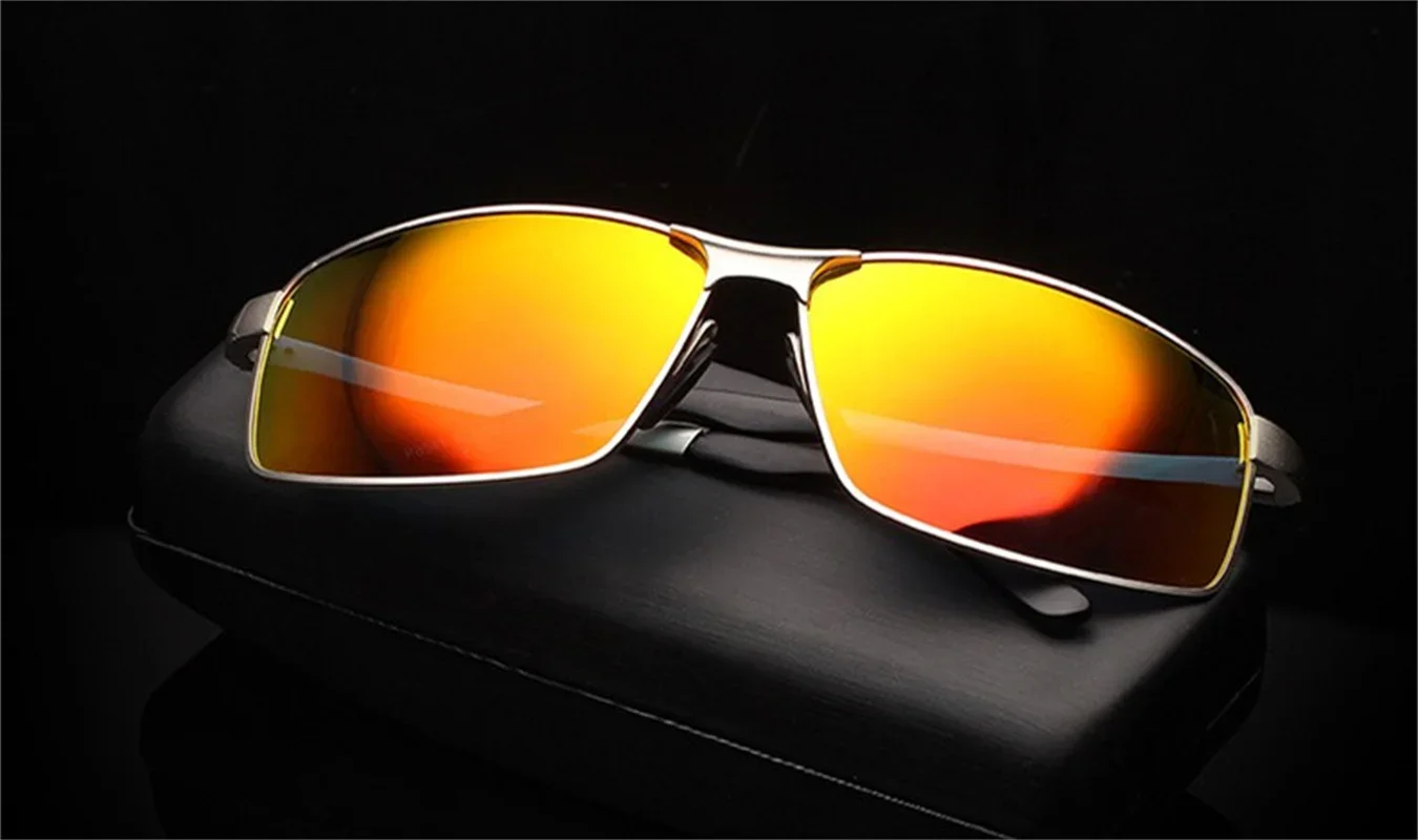 

=CLARA VIDA= Aluminum-magnesium Alloy Ultra light Cool Colorful coating Polarized Sunglasses Tac Enhanced Polarised Sun glasses