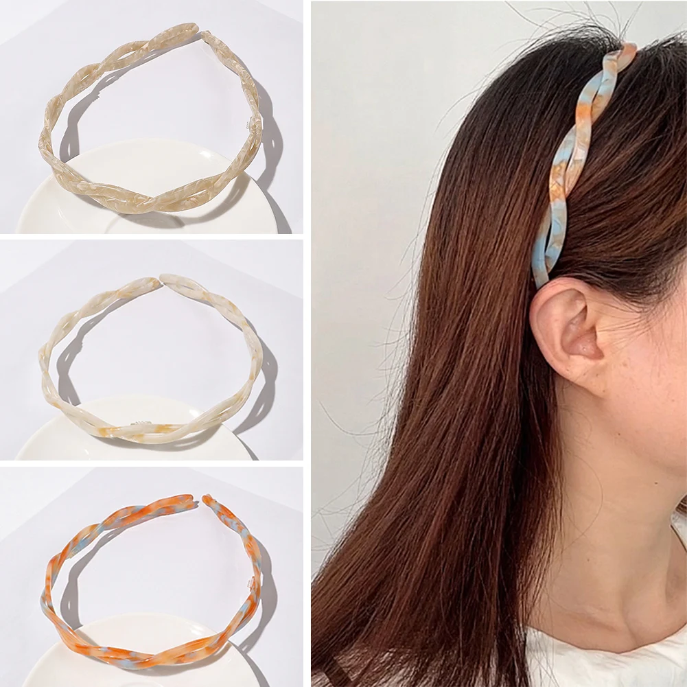 New Arrival Simple Hand Cross Braid Hair Headband Fashion Magic Color Acetic Acid Hair Band For Elegant Woman Girls
New Arrival Simple Hand Cross Braid Hair Headband Fashion Magic Color Acetic Acid Hair Band For Elegant Woman Girls