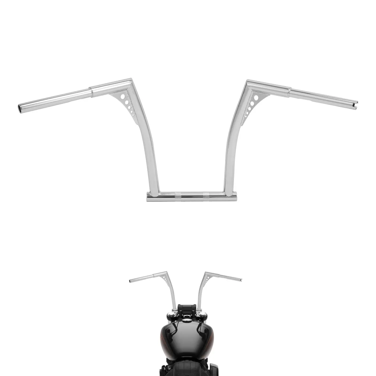 Мотоциклетная вешалка для животных 14/16/18 Rise 1 1/4 дюйма, руль для Harley Dyna Street Fat Bob Low Rider FXLR FLD
Мотоциклетная вешалка для животных 14/16/18 Rise 1 1/4 дюйма, руль для Harley Dyna Street Fat Bob Low Rider FXLR FLD